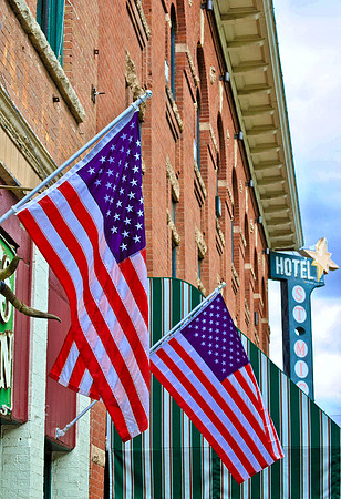 American Flag -Downtown - #002