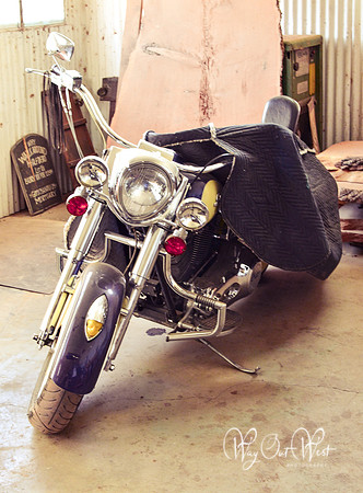 Parked  - Don's 1942 Harley