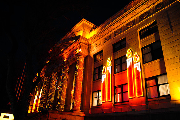 Courthouse Christmas  #4807